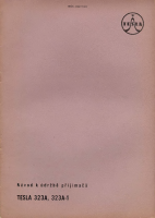 Tesla 323 - Navod k udrzbe 